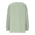thumbnail image 3 of Ltctricy Womens Fall Fashion Pullover Tops Casual Ribbed Loose Crewneck Shirts Lounge Comfy Long Sleeve Shirts, 3 of 5