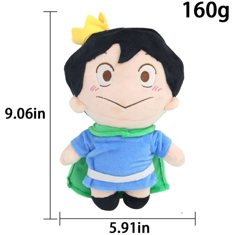 Bojji 10 Ranking of Kings Plush Toy Doll with Blue Cloak Stuffed Plushie  Figure 