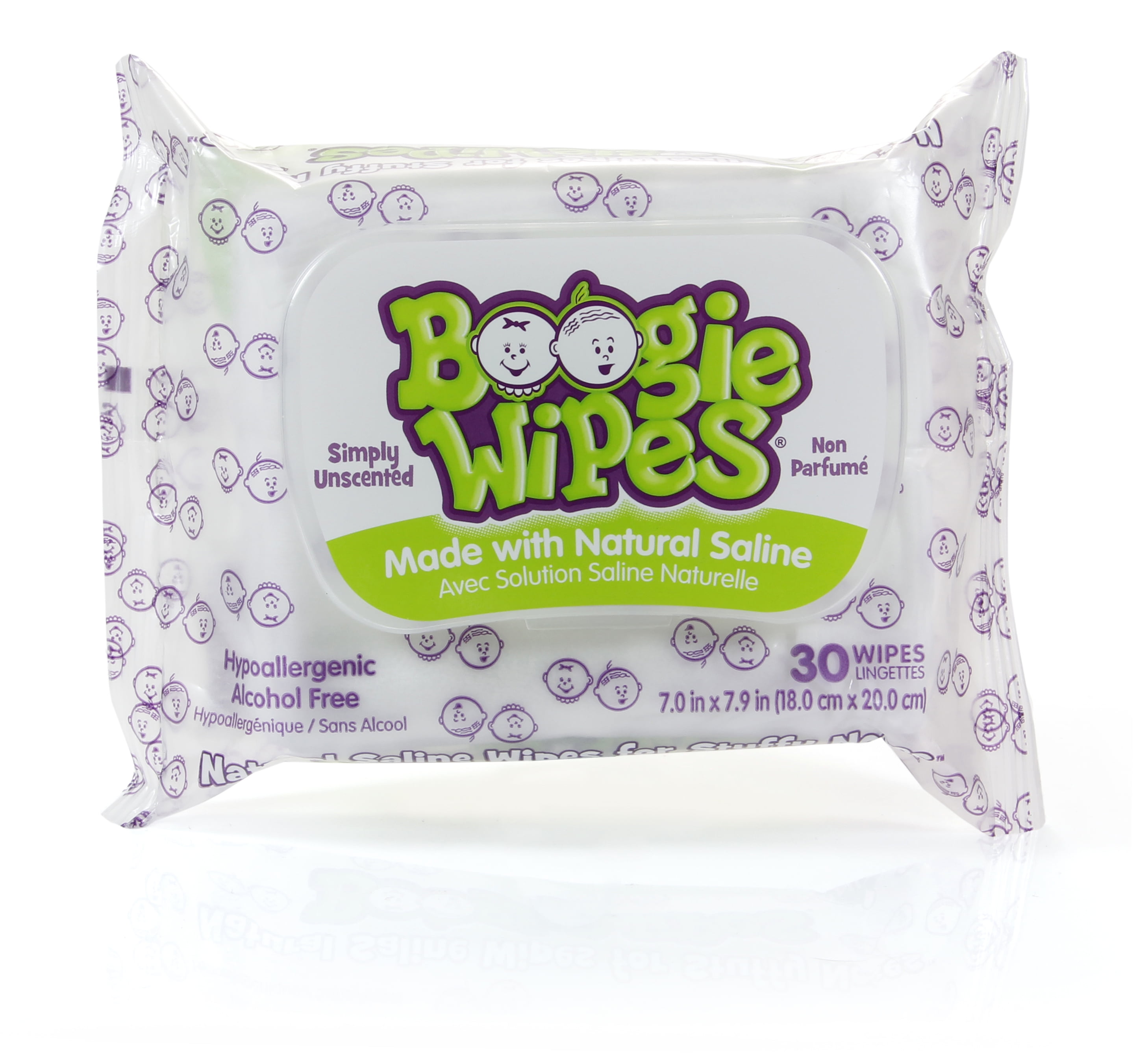 Boogie Wipes Simply Unscented Saline Baby Wipes (30 count)