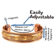 thumbnail image 5 of Sunsoul By Touchstone Indian Brass Copper Braids Sun Tortoise Motifs 4 Jewelry Bracelets For All., 5 of 14