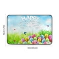 thumbnail image 3 of Dvkptbk Polyester Carpet Easter Carpet Three Sizes Faux Wool Entry Door Mat Bathroom Non Slip Mat Cartoons Pattern Easter Decoration Holiday Decorations Home Decoration, 3 of 6