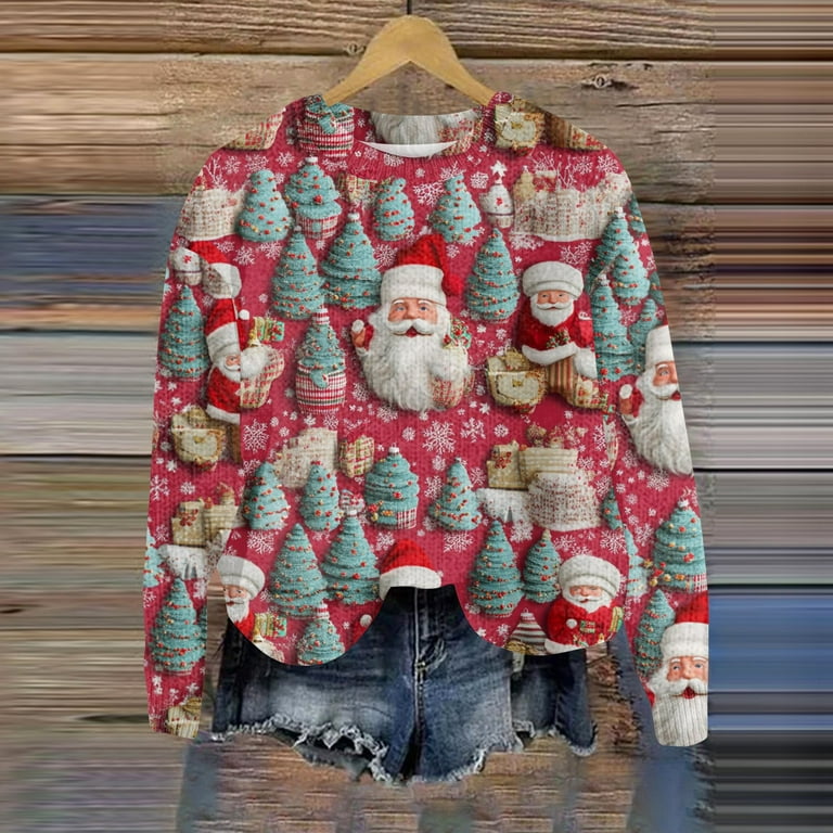 Oversized christmas sweaters sales