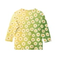 thumbnail image 4 of Grblisyd Girls 3/4 Sleeve T Shirts Kids Cute Floral Print Tops Casual Loose Crewneck Graphic Tees 2-13Y, 4 of 5