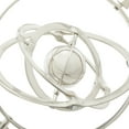 thumbnail image 4 of DecMode 12" Silver Armillary Globe with Marble Base, 4 of 10