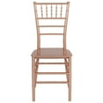 thumbnail image 4 of 2 Pk. HERCULES Series Rose Gold Resin Stacking Chiavari Chair, 4 of 8