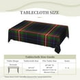 thumbnail image 6 of Rectangle Table Cloth, Scottish Clan Watt Tartan Plaid Resistant Washable Tablecloth Decorative Table Cover for Dining, Indoor and Outdoor, 6 of 6