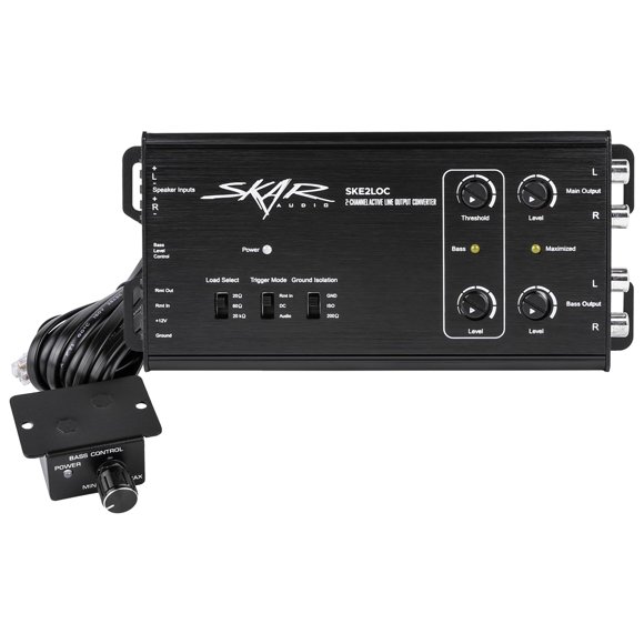 Convertidor de salida de línea Skar Audio SKE2LOC de 2 canales