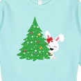 thumbnail image 3 of Inktastic Christmas Bunny, White Bunny, Christmas Tree, Xmas Toddler Sweatshirt, 3 of 4