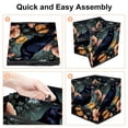 thumbnail image 4 of Crow Foldable Toy Box with Handle, 10.8"x10.5"x10.6", Large Capacity for Toy and Clothes Storage, 4 of 6