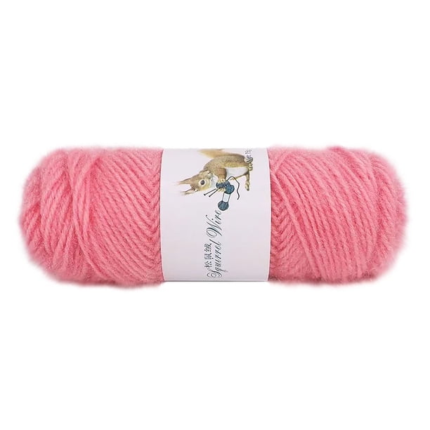 Xihbxyly Hilo de Lana para Tejer, Mohair Suave, Ideal para Hacer Chal, Bufanda, Gorro o Ganchillo. Hilo Versátil para Manualidades. Lavable a Mano. Madeja de 75 G. Ideal para Suéteres y Colchonetas.