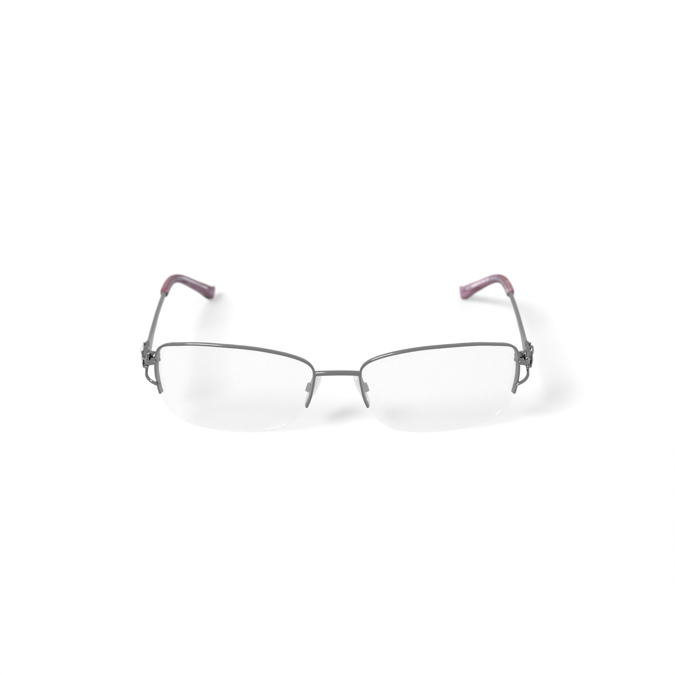 Madison Avenue Women's MAL111 Prescription Eyeglasses with Case, Shiny Blush