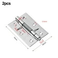 thumbnail image 1 of Bgsha 2x Acier Inoxydable Auto Fermeture Porte Ressort Charnière Interne Quincaillerie Armoire, 1 of 10