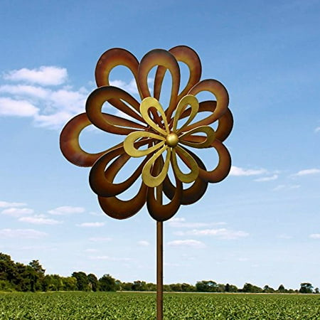 Dancing Daisy Garden Windmill Garden Spinner Outdoor Decor