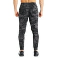 thumbnail image 4 of BROKIG Mens Thigh Mesh Gym Jogger Pants, Casual Slim Fit Workout Bodybuilding Sweatpants with Zipper Pocket (XX-Large, Camo Gray), 4 of 7