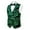 Green, variant on Men's Outerwear Vest For Casual And Everyday Wear For Parties And Relaxation Modern Fit With Gold Foil Versatile Layering Piece For All Seasons