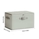 thumbnail image 3 of Caja de almacenamiento de armario apilable de tela | Cubo organizador de tela plegable de gran capacidad con tapa | Armario para el hogar, estantes y uso del automóvil | Material transpirable, 3 of 6