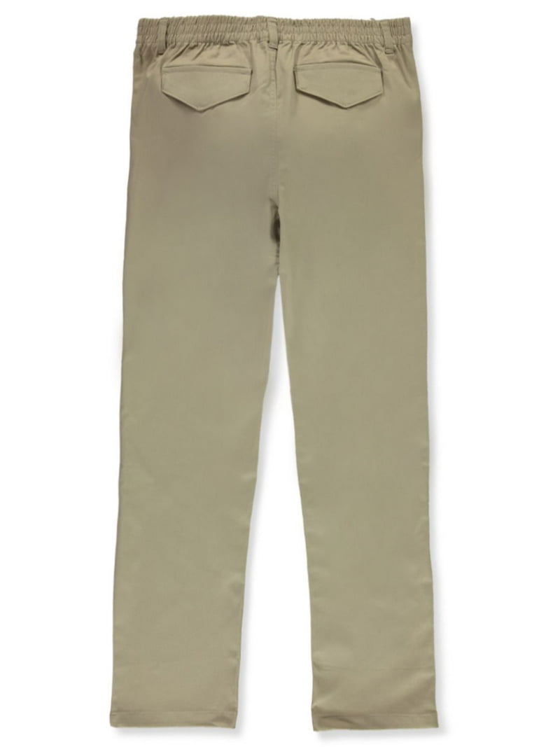 French Toast Girls' Straight Leg Pull-On Uniform Pants - khaki, 6x