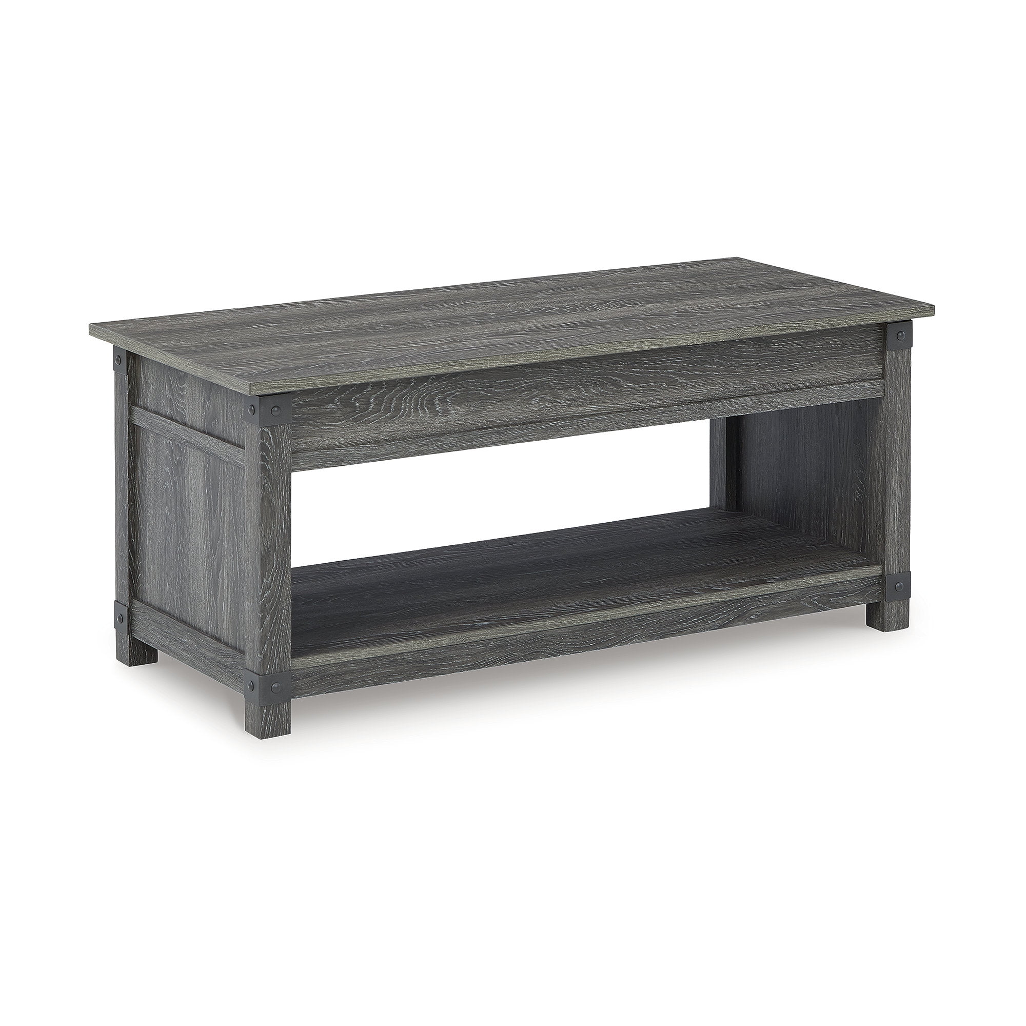 Signature Design by Ashley Casual Freedan Lift-Top Coffee Table  Grayish Brown