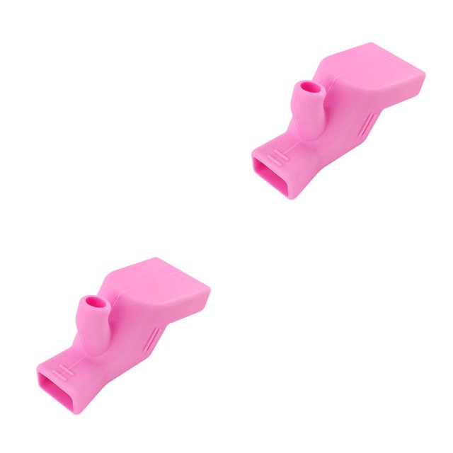 Monstrate Extensor de grifo Mano de obra Accesorios para el hogar Extensión de grifo multipropósito Instalación práctica Pieza reemplazada Suministros Rosado 2piezas Monstrate CBP051171