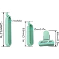 thumbnail image 5 of 12 Pcs Food Bag Clips, Plastic Food Storage Clips, Durable Chip Bag Clips, Sealing Bag Clips, for Food and Snack Bag, 3 Specifications (Pink, Gray, Green), 5 of 5