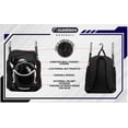 thumbnail image 4 of Bolsa de bateo de béisbol Guardian Rookie Youth negro y blanco, 4 of 6