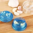 thumbnail image 4 of Blue Garlic Twist Press Non-Slip Mincer and Peeler, Kitchen Gadget Press for Mincing Garlic, Onions, Gingers, Fruits, and Salad,1.6IN, 4 of 8