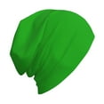 thumbnail image 6 of Xecao Green Print Beanie Knitted Hat for Men Women, Winter Fashion Knit Cuffed Caps Unisex, 6 of 7