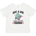 thumbnail image 3 of Inktastic Just A Girl Who Loves Skating Girls Baby T-Shirt, 3 of 5
