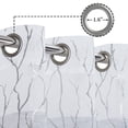 thumbnail image 5 of Gray Sheer Curtains Silver Tree Branch Semi Sheer Curtain Window Curtain Curtain Panels 63 Inch Length for Bedroom Living Room Set of 2 Curtain Panels, 52 X 63 Inch, Gray and White, 5 of 9