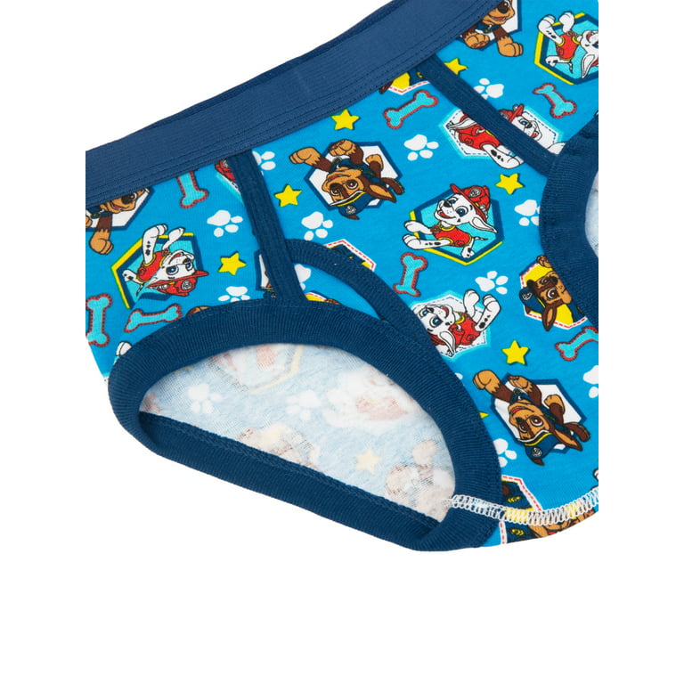 Boys Paw Patrol 5 Pack Character Underwear, Size 4-6