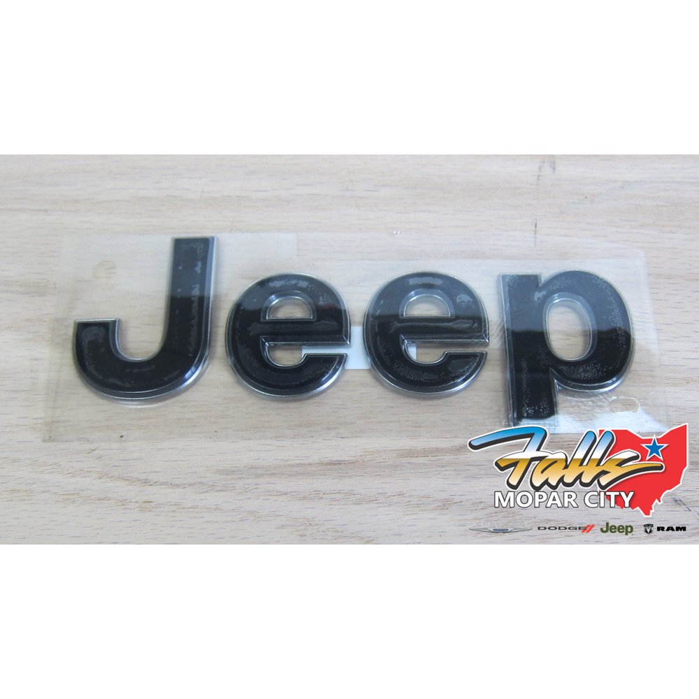 Jeep Grand Cherokee TrackHawk Hood Nameplate Emblem Decal Mopar New OEM