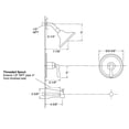 thumbnail image 6 of Proox Tub Spout and Shower Kit, Single Handle 5-Spray Patterns Shower Head Set (Valve Included), 6 of 6