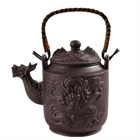 Tea Cup Set Large Capacity Suit Puer Tie Guanyin 780ml Dragon Yixing Tea Pot Purple Clay Teapot With Handle Zisha Kettle Kung Fu Drinkware Teapots & Coffee Servers Travel Tea Set
