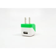Angle View: GEMS USB Wall Charger, Green