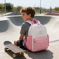 thumbnail image 4 of Mochila infantil | Mochila escolar de gran capacidad para alumnos de primaria | Mochila ligera con protección para la columna vertebral | Mochila impermeable para libros para niños y niñas, 4 of 6