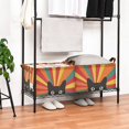 thumbnail image 3 of Yayeee Foldable Storage Basket for Shelves with Handles Waterproof Cloth Bins, Black Cat, 3 of 7