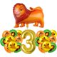 thumbnail image 3 of Nueva decoración para fiesta del Rey León Simba, plato de papel, servilletas, vasos, globos, suministros para eventos de baby shower con temática del Rey León, 3 of 5