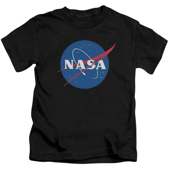 Nasa Meatball Logo Youth 18/1 T-Shirt Black