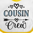 thumbnail image 4 of Inktastic Cousin Crew Girls Baby Bib, 4 of 4