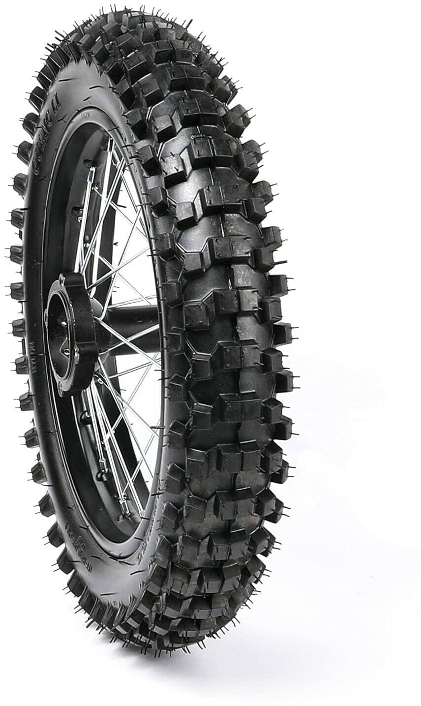 14 90/100-14 Rear Wheel Tire Rim With 15mm Bearing Set for Dirt Pit Bike Trail 125cc/140cc/150cc,US STOCK 