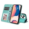 thumbnail image 3 of Funda tipo cartera GANGXUN para iPhone 14 Pro , diseño girasol, cuero PU, soporte, cierre magnético, tarjetero, 3 of 5