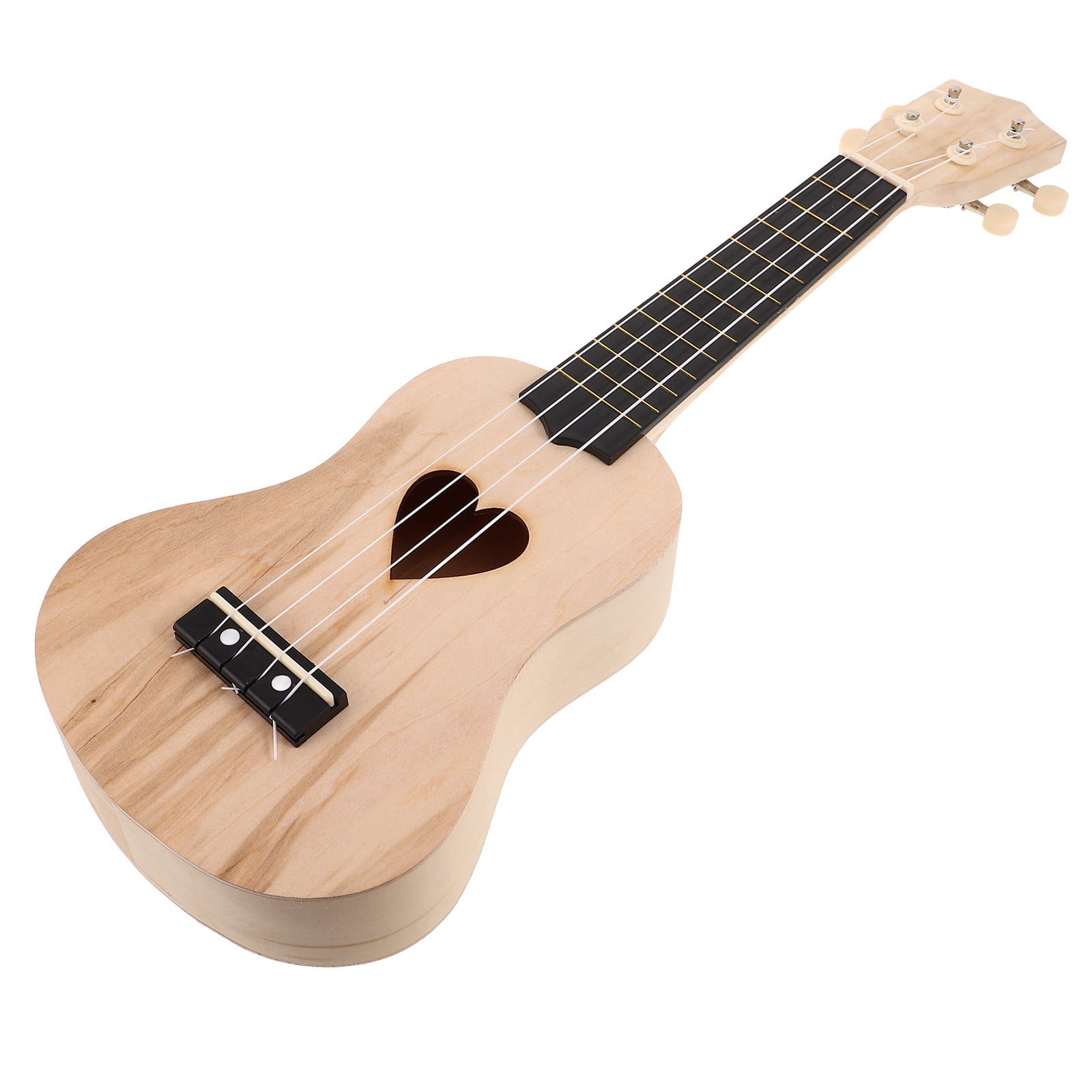 DEEPCRAFF 1Set Ivory Wood DIY Ukulele Making Kit with Accessories for Handcrafted Project