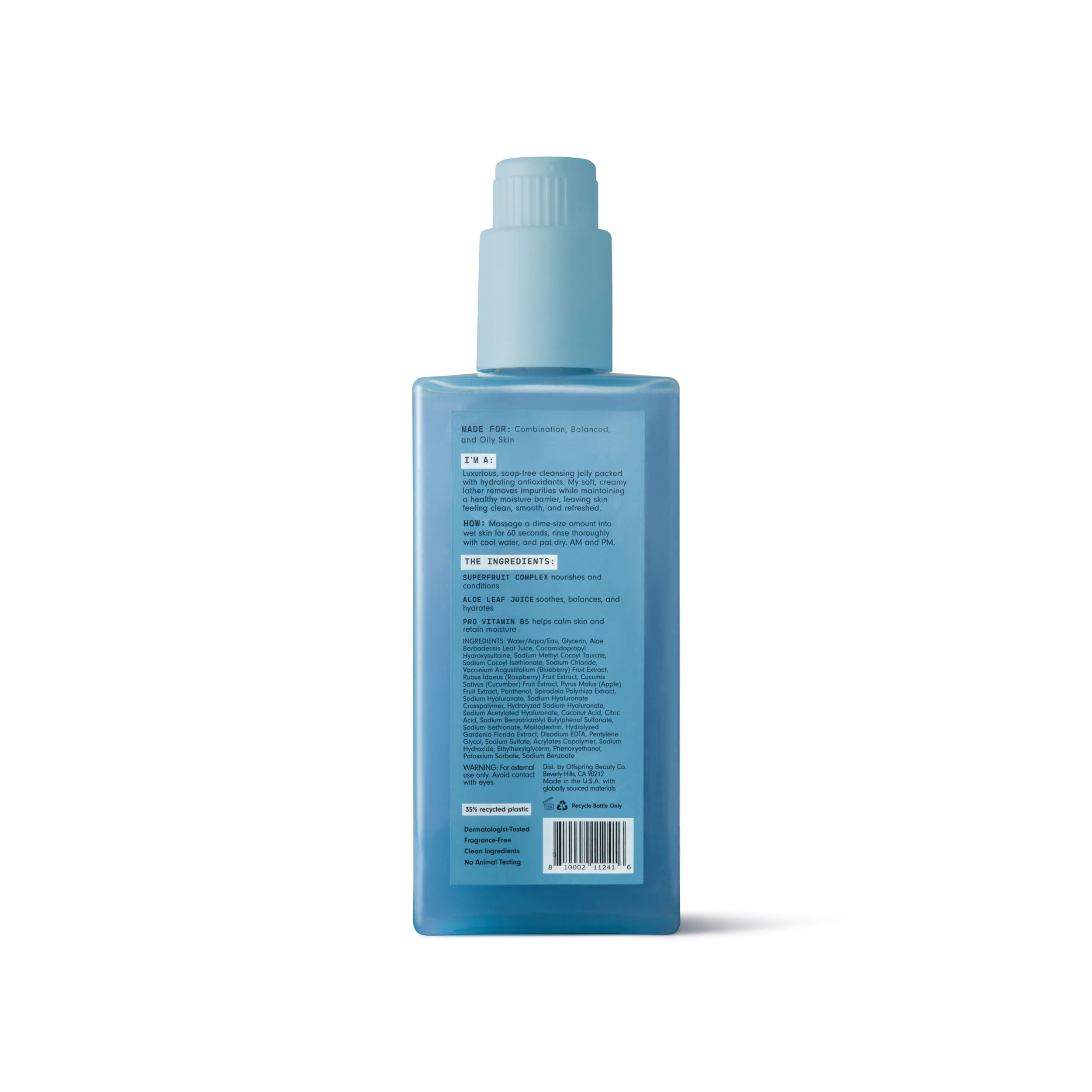 Versed Brand, the Purist, Facial Cleanser, 6 fl oz