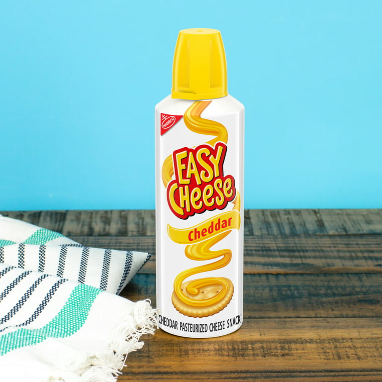 Easy Cheese Cheddar Can Spray Cheese, 8 oz - Harris Teeter