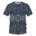 thumbnail image 1 of 2024 T Shirte 3d Retro Printing Crew Neck Clothing Unisex Top, 1 of 5