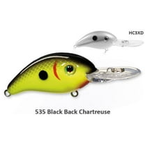 Strike King Pro-Model 3 XD Black Back Chartreuse