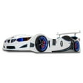 GT1 Twin Race Car Bed - Toddler Size with LED Lights & Sounds - Ideal ...
