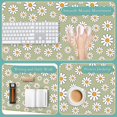 thumbnail image 5 of Gaming Mouse Pad,Cute Daisy Flowers Mouse Pad Non-Slip Rubber Base Desk Mat, Large Extended Mousepad Protector for Home Office 31.5 x 15.7 in, 5 of 6