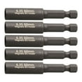 thumbnail image 3 of 5 Pcs 1/4In Head Extension Rod Screwdriver Magnetic Transfer Extension Rod 60mm, 3 of 12