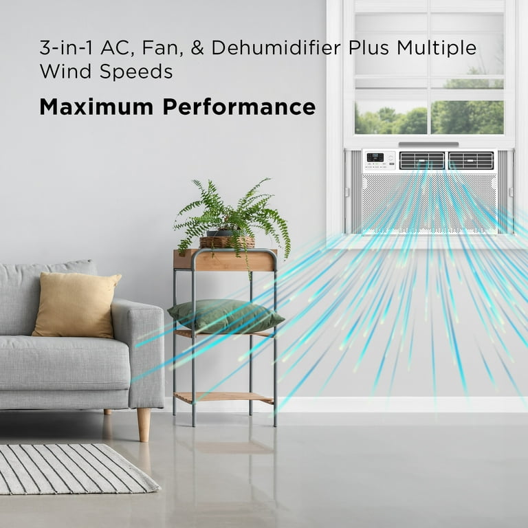 TCL 10,000 BTU Smart Window Air Conditioner, Fan TCL 10,000 BTU Smart Window Air Conditioner, Fan